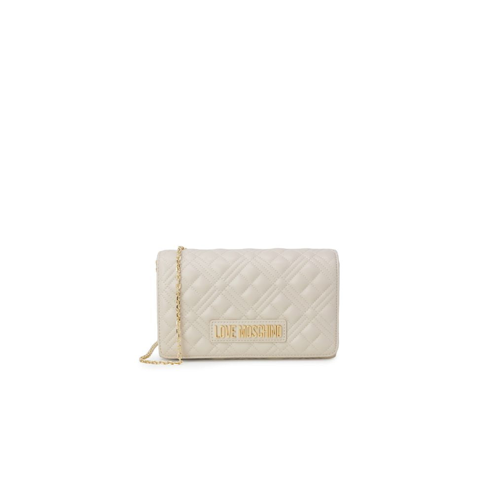 Love Moschino Beige Polyethylen Handtasche