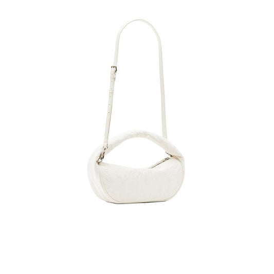 Desigual Creme Juta Handtasche