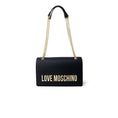 Resmi galeri görüntüleyiciye yükleyin, Love Moschino Schwarze Polyethylen-Handtasche
