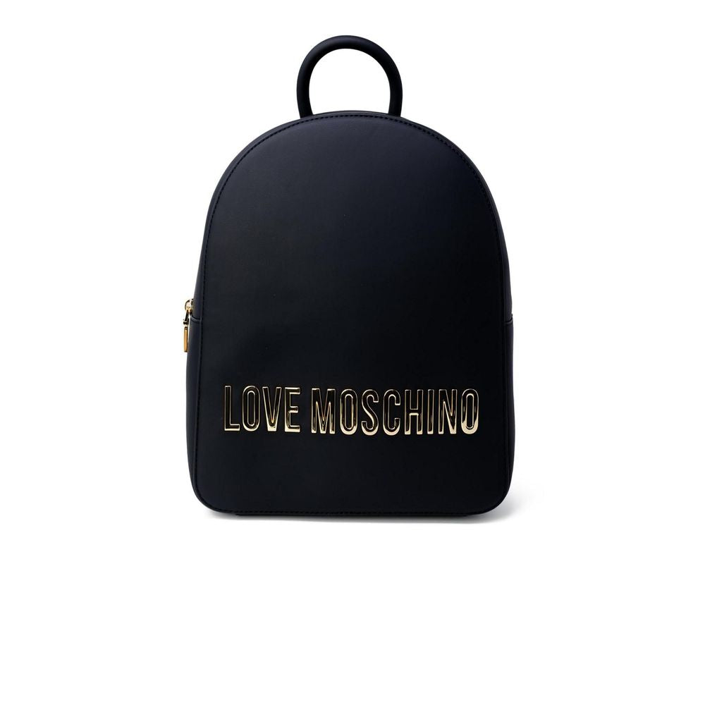 Love Moschino Schwarzer Polyethylen-Rucksack