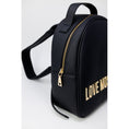 Resmi galeri görüntüleyiciye yükleyin, Love Moschino Schwarzer Polyethylen-Rucksack
