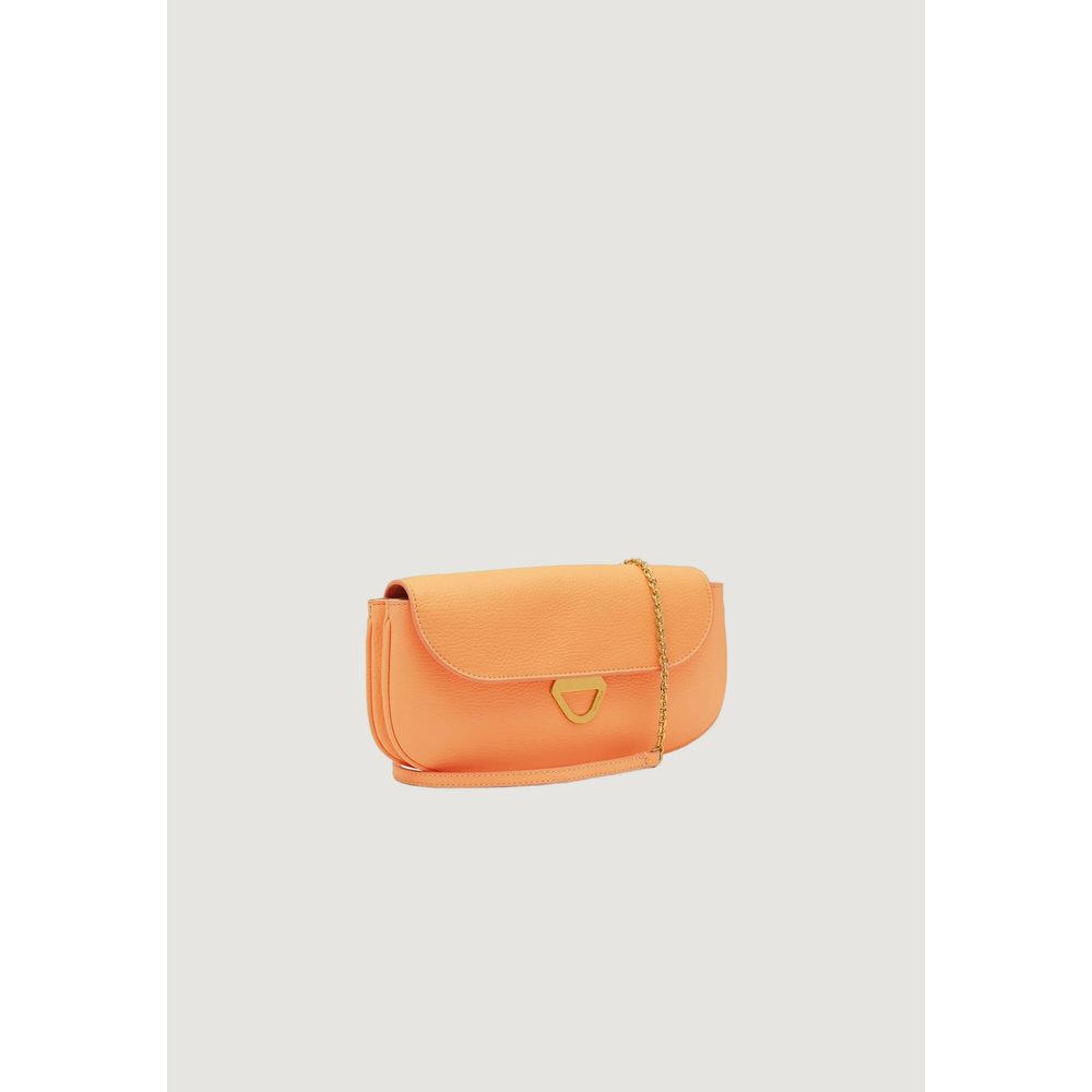 Coccinelle Orangefarbene Lederhandtasche