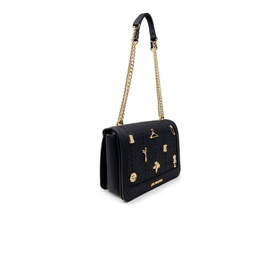 Love Moschino Schwarze Polyethylen-Handtasche