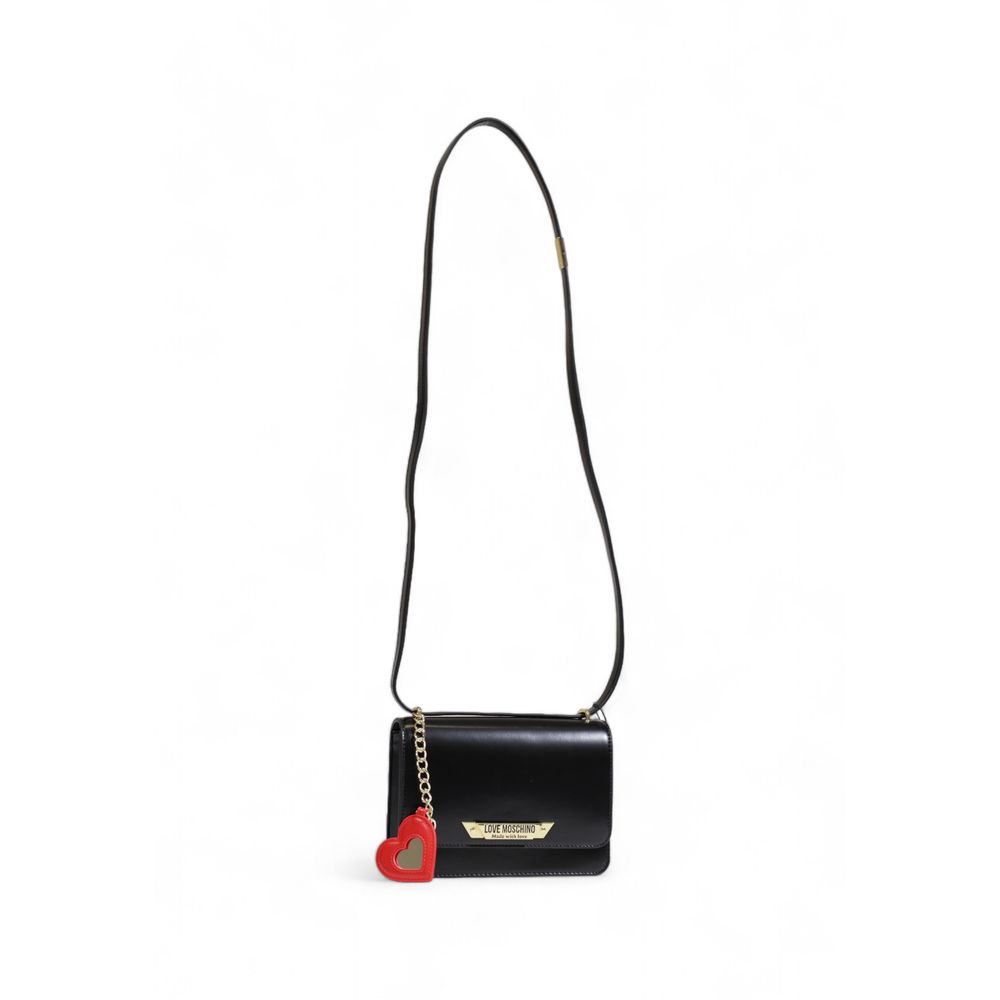 Love Moschino Schwarze Polyethylen-Handtasche