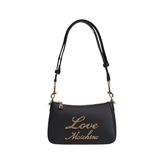 Love Moschino Schwarze Polyethylen-Handtasche