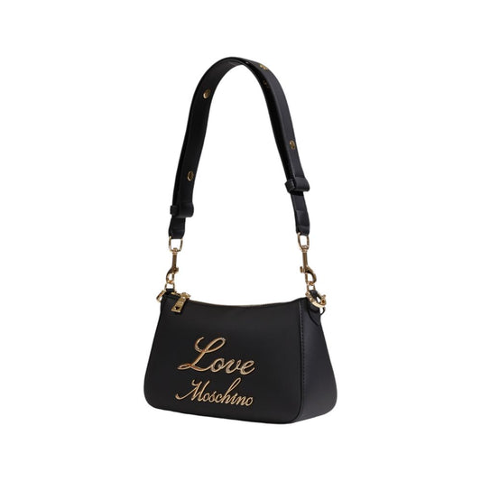 Love Moschino Schwarze Polyethylen-Handtasche