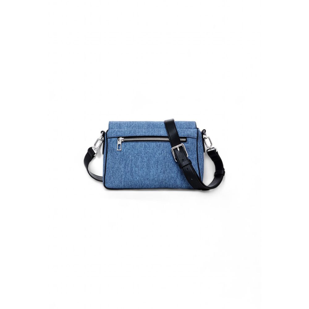 Desigual Blaue Polyethylen-Handtasche