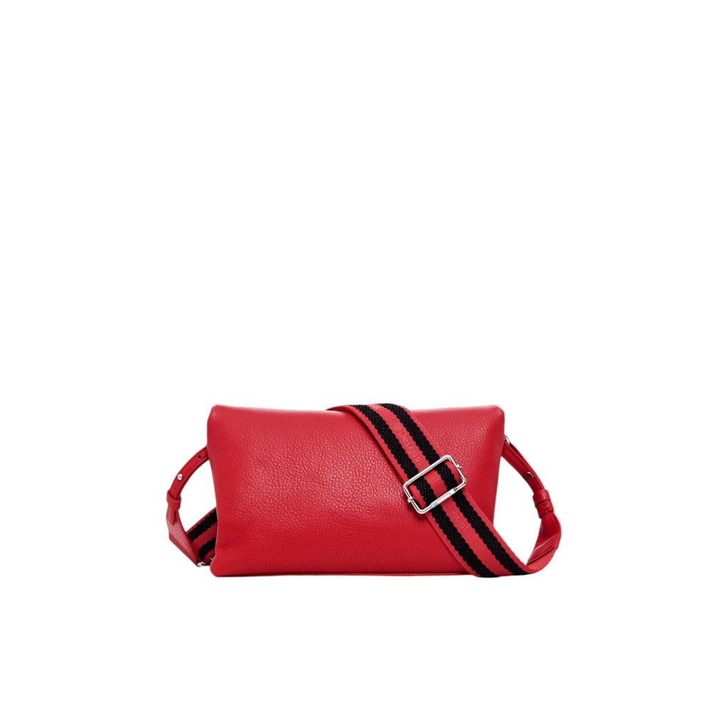 Desigual Rote Polyethylen-Handtasche