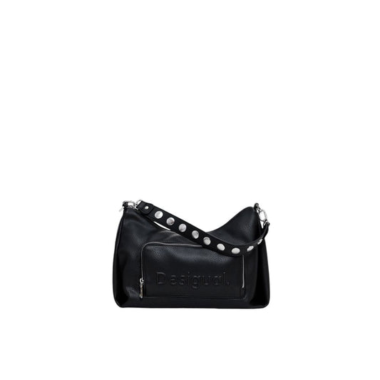 Desigual Schwarze Polyethylen-Handtasche