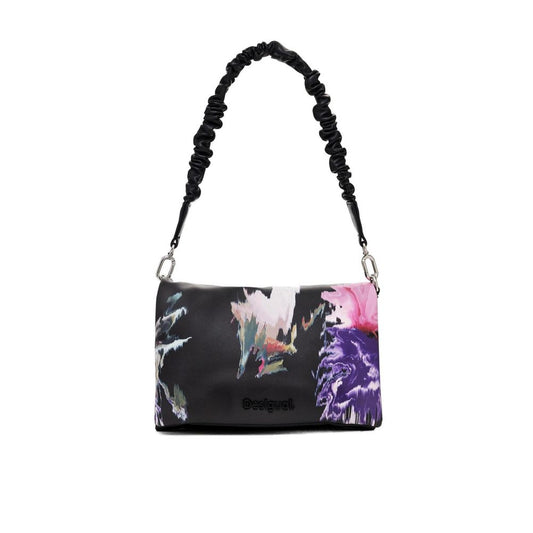 Desigual Schwarze Polyethylen-Handtasche