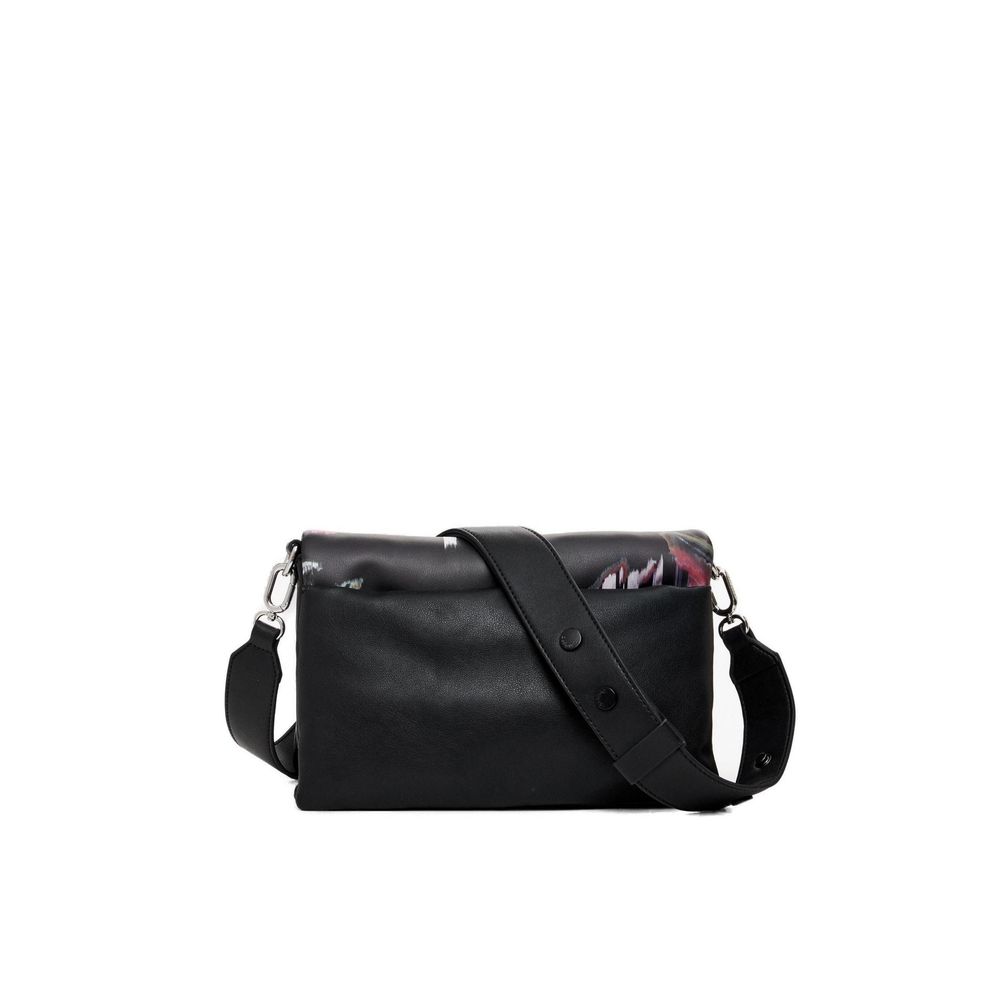 Desigual Schwarze Polyethylen-Handtasche