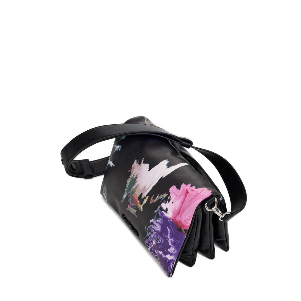 Desigual Schwarze Polyethylen-Handtasche