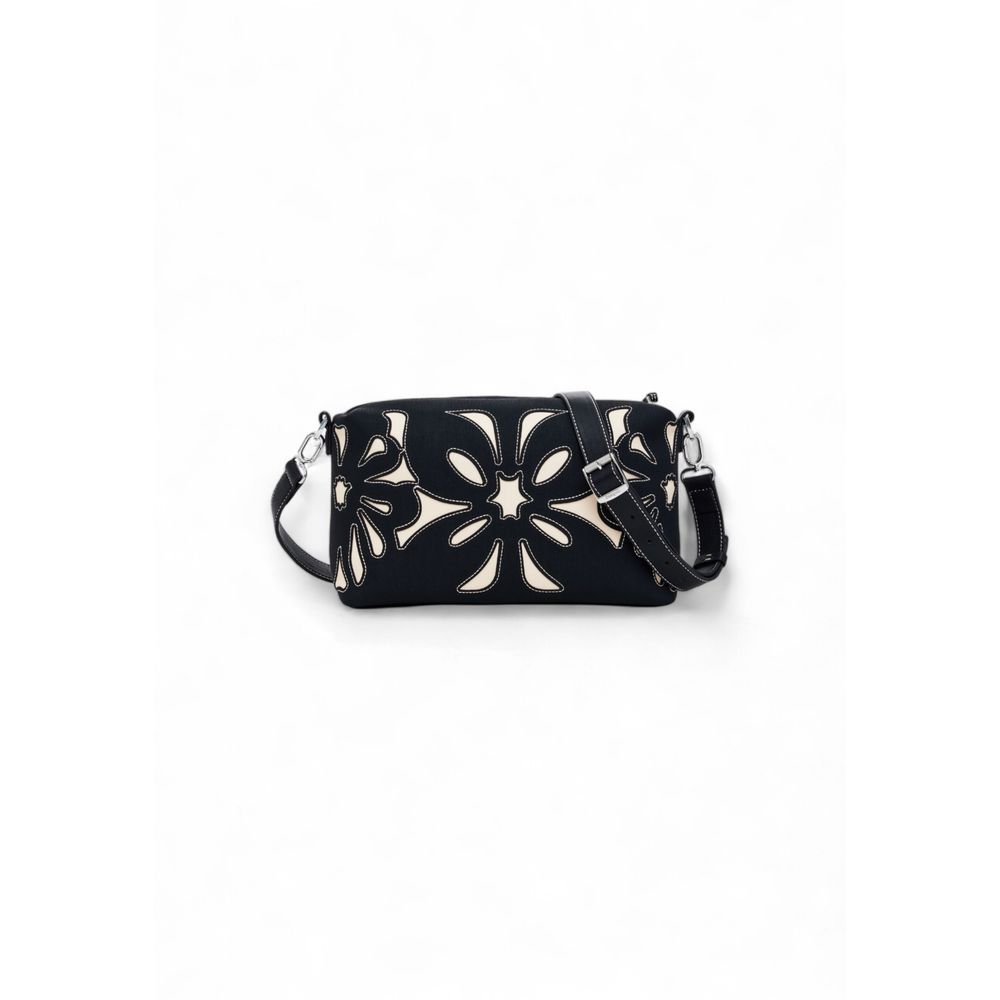 Desigual Schwarze Polyethylen-Handtasche