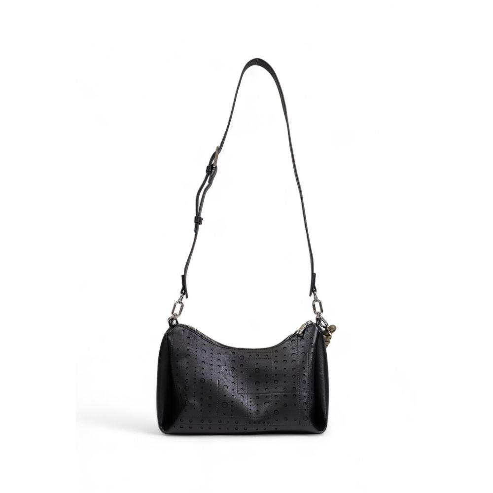 Desigual Schwarze Polyethylen-Handtasche