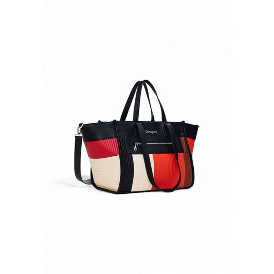 Desigual Schwarze Polyethylen-Handtasche