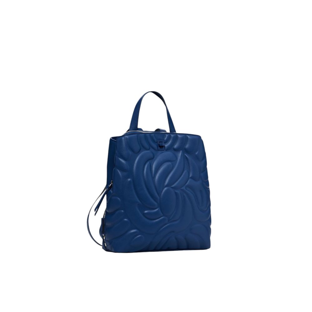 Desigual Blauer Polyethylen-Rucksack