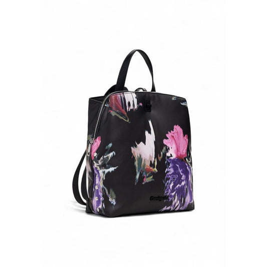 Desigual Schwarzer Polyethylen-Rucksack