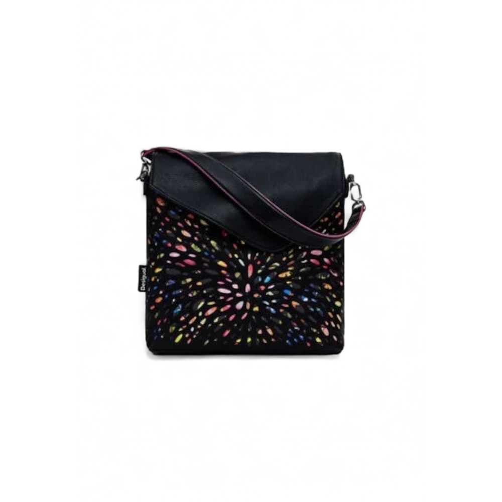 Desigual Schwarzer Polyethylen-Rucksack