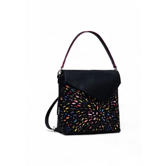 Desigual Schwarzer Polyethylen-Rucksack