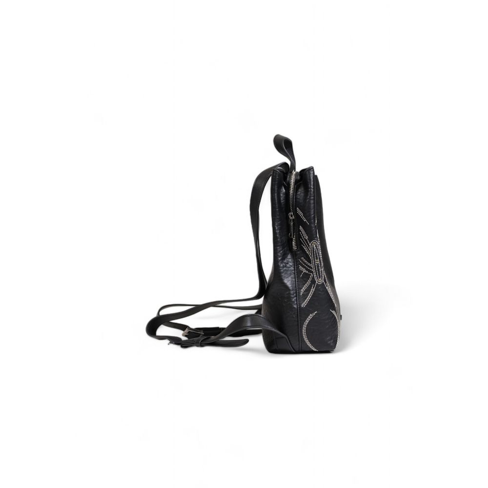 Desigual Schwarzer Polyethylen-Rucksack