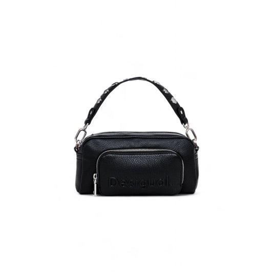 Desigual Schwarze Polyethylen-Handtasche