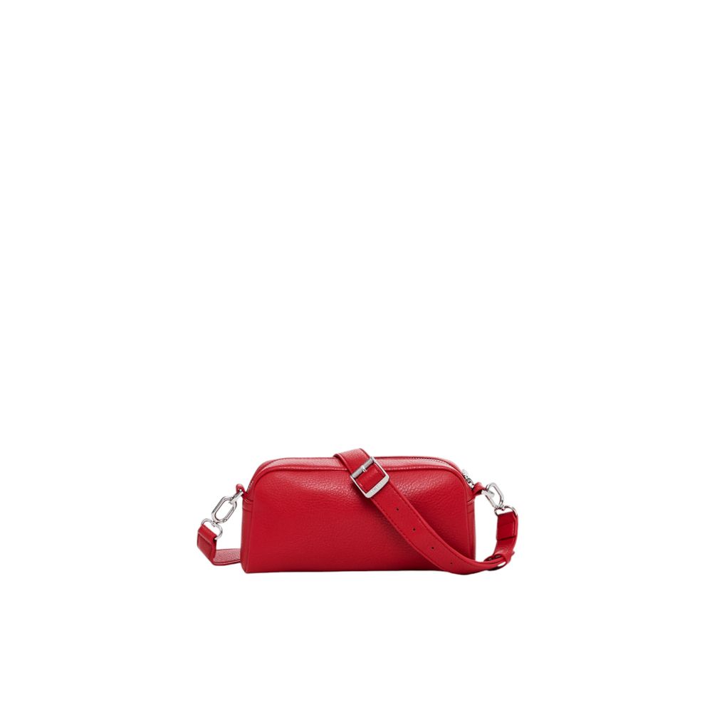 Desigual Rote Polyethylen-Handtasche