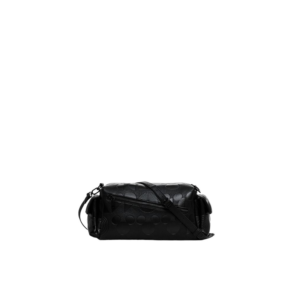 Desigual Schwarze Polyethylen-Handtasche