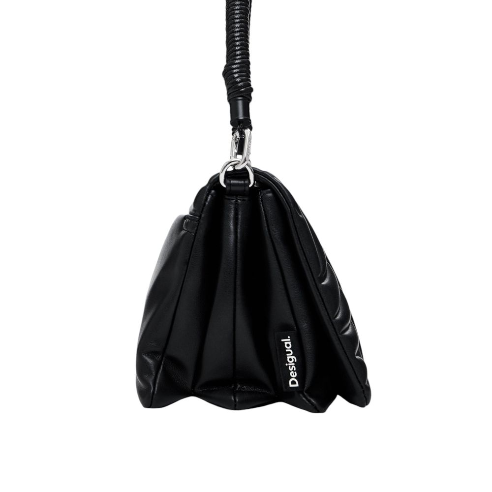 Desigual Schwarze Polyethylen-Handtasche