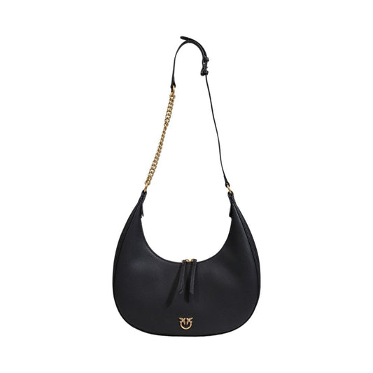 PINKO Schwarze Lederhandtasche