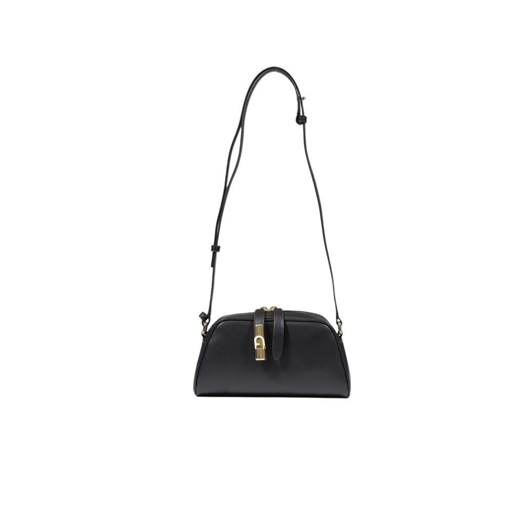 Furla Schwarze Lederhandtasche