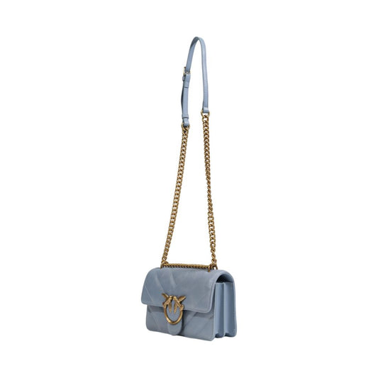 PINKO Blaue Lederhandtasche