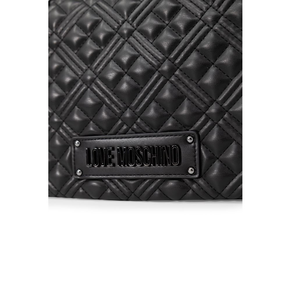 Love Moschino Schwarze Polyethylen-Handtasche