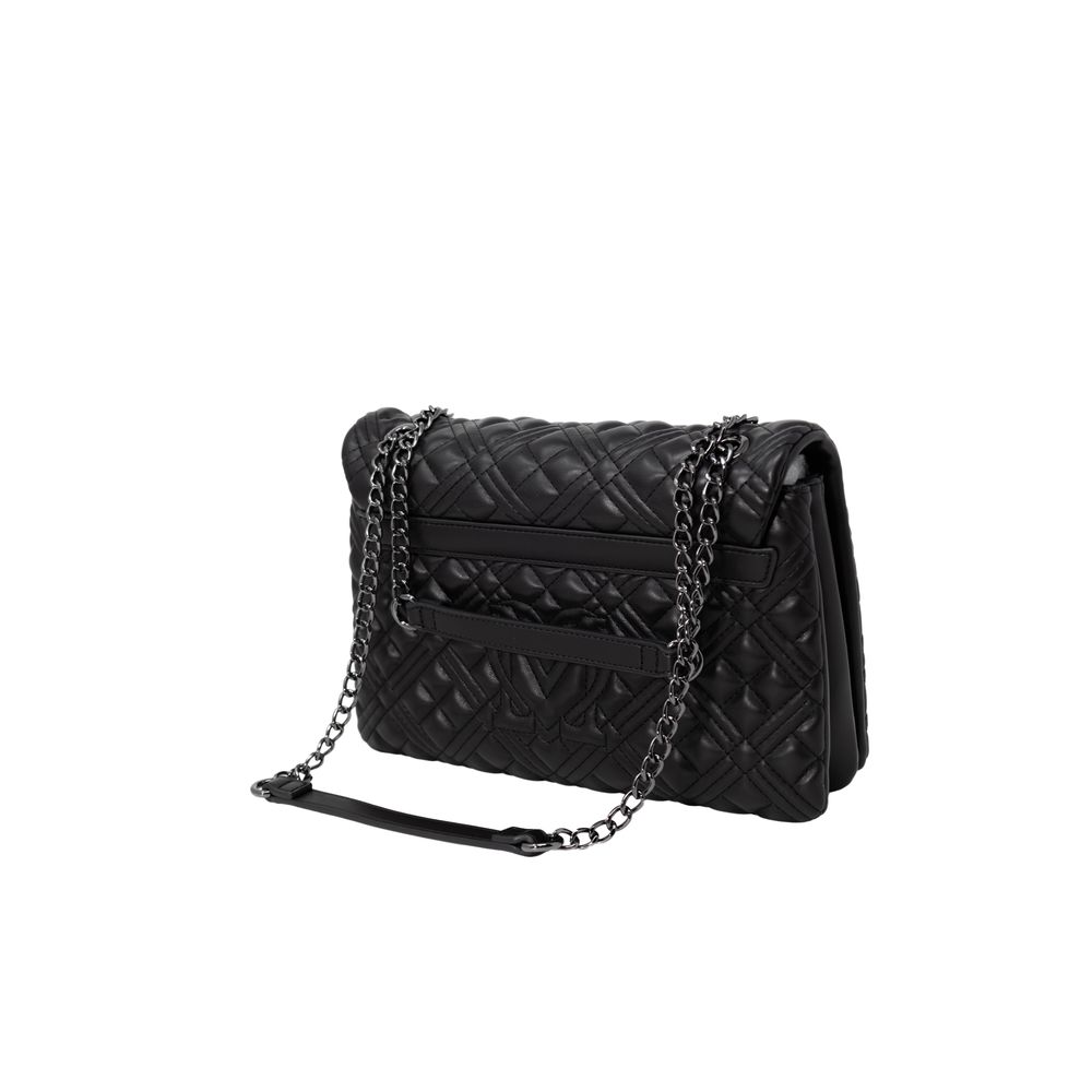 Love Moschino Schwarze Polyethylen-Handtasche