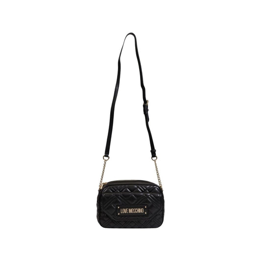 Love Moschino Schwarze Polyethylen-Handtasche