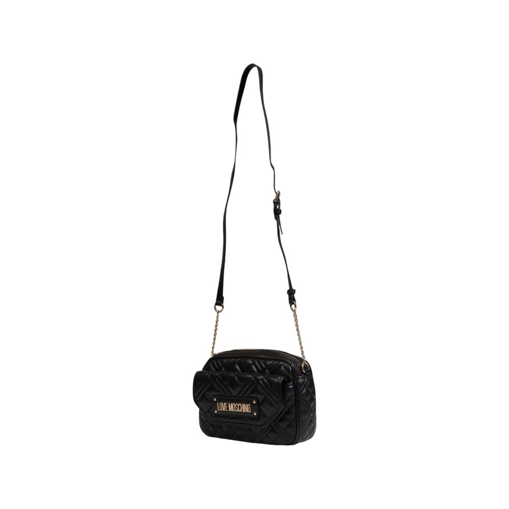 Love Moschino Schwarze Polyethylen-Handtasche