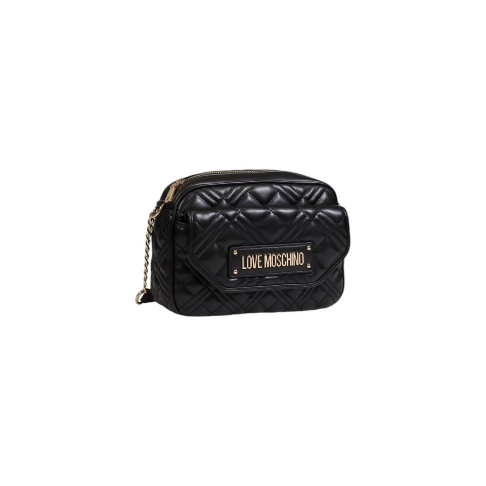 Love Moschino Schwarze Polyethylen-Handtasche