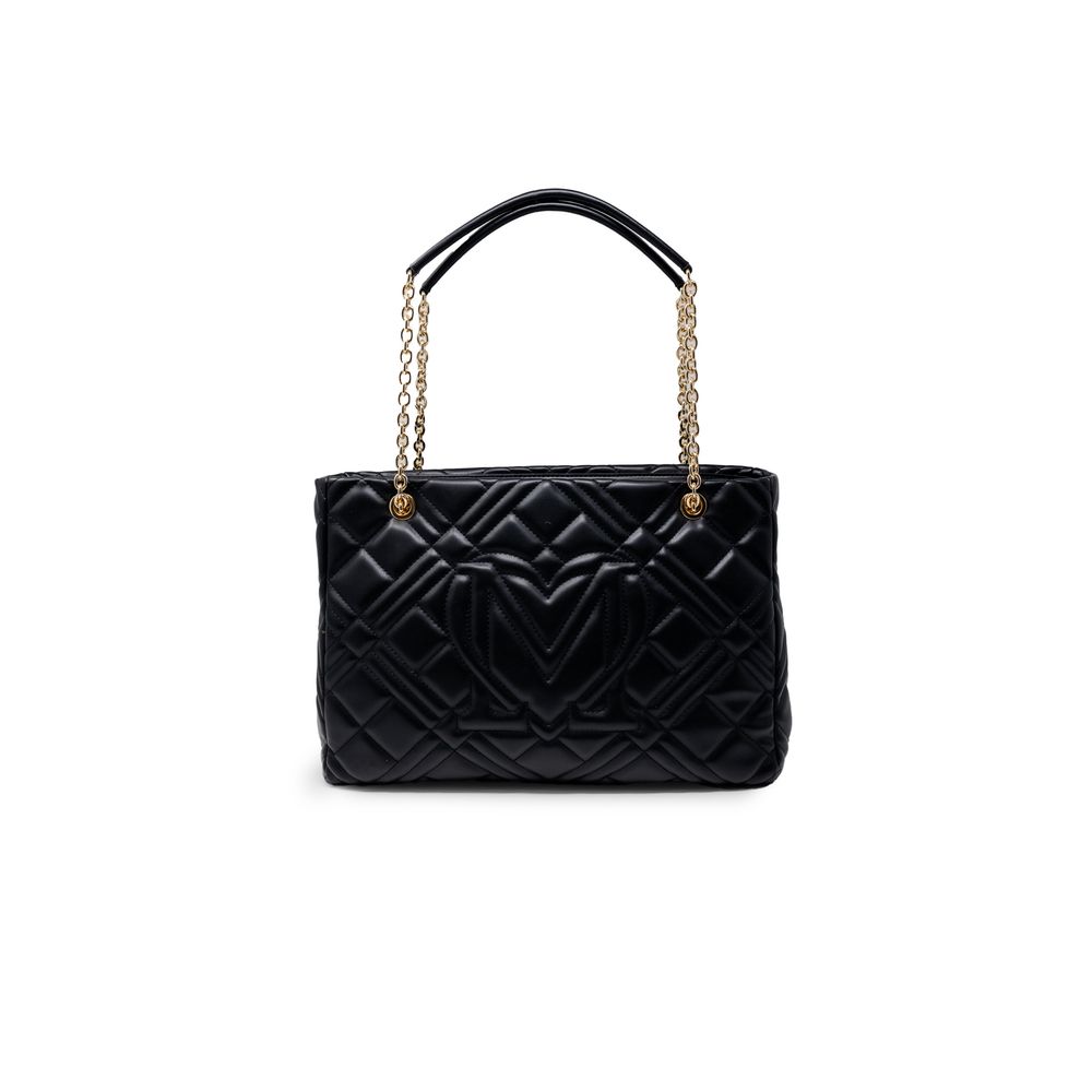 Love Moschino Schwarze Polyethylen-Handtasche