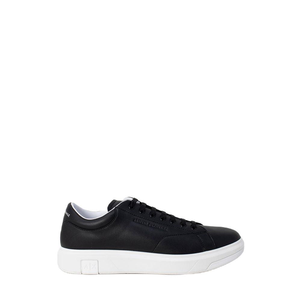 Armani Exchange Schwarzer Leder-Sneaker