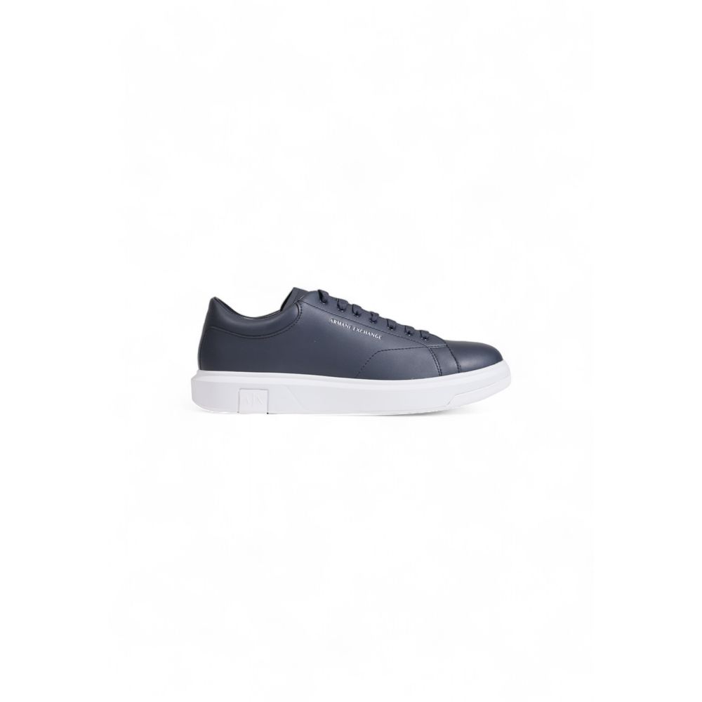 Armani Exchange Blaue Leder Sneaker