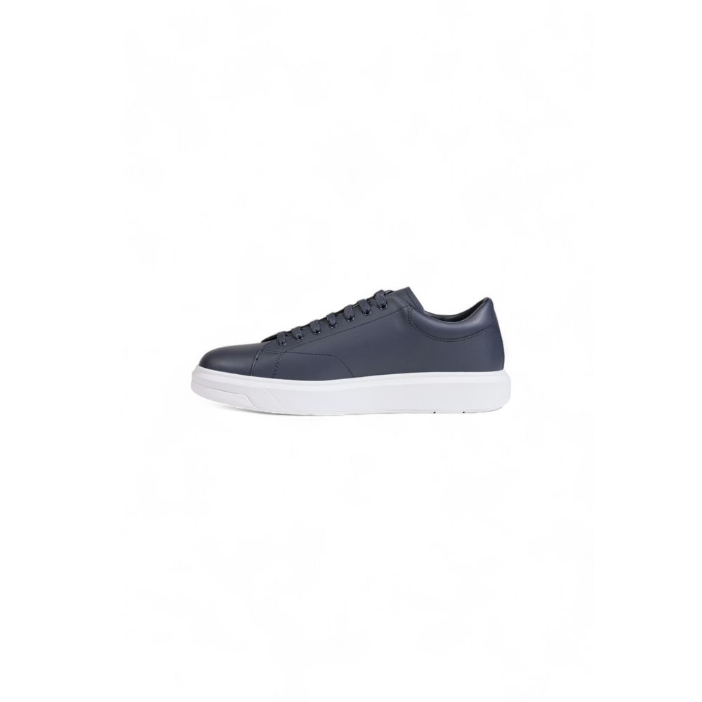 Armani Exchange Blaue Leder Sneaker