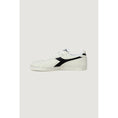 Load image into Gallery viewer, Diadora Schwarzer Synthetikleder-Sneaker
