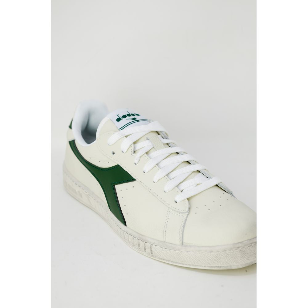 Diadora Grüner Sneaker aus Kunstleder