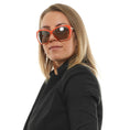 Resmi galeri görüntüleyiciye yükleyin, Porsche Design Orange Frauen Sonnenbrille
