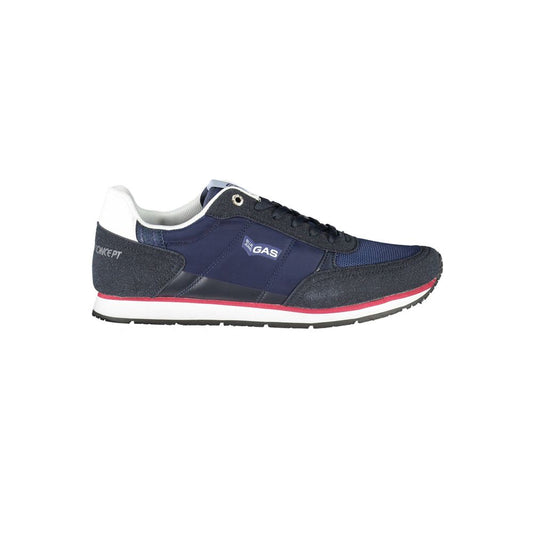 Gas Blauer Polyester Sneaker