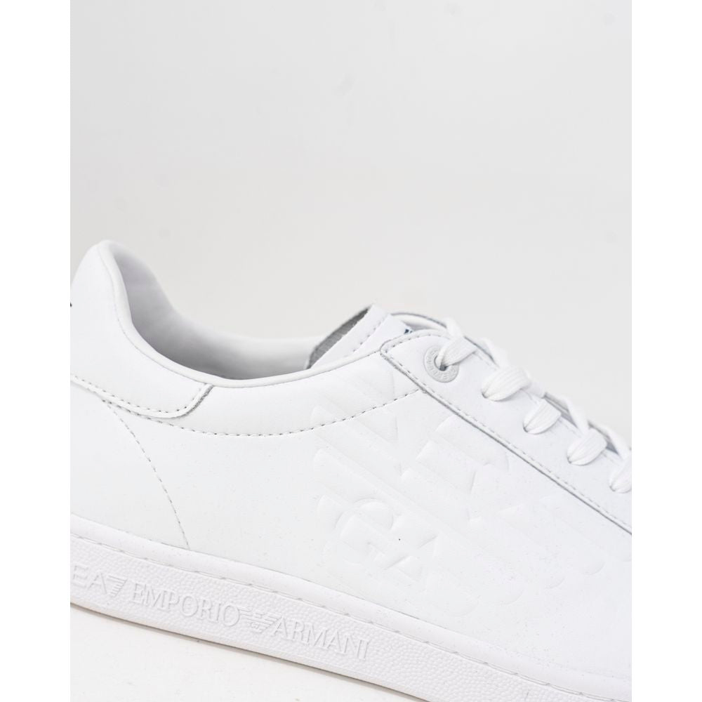 EA7 Emporio Armani Weißer Polyethylen-Sneaker