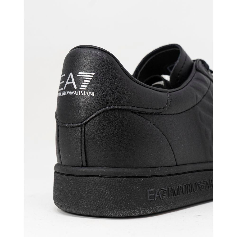 EA7 Emporio Armani Schwarzer Polyethylen-Sneaker