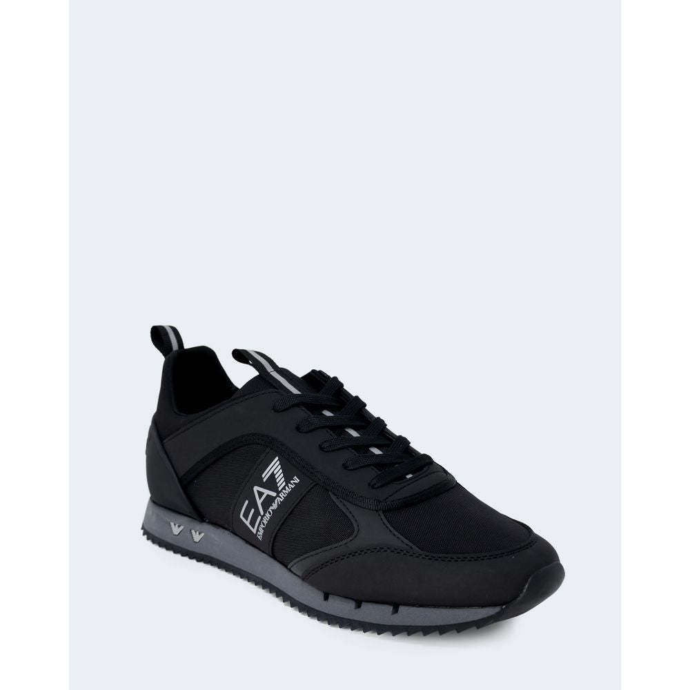 EA7 Emporio Armani Schwarzer Polyamid-Sneaker