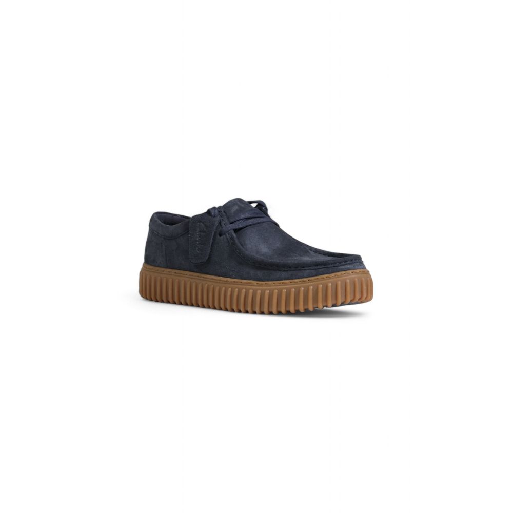 Clarks Blau Wildleder Casual