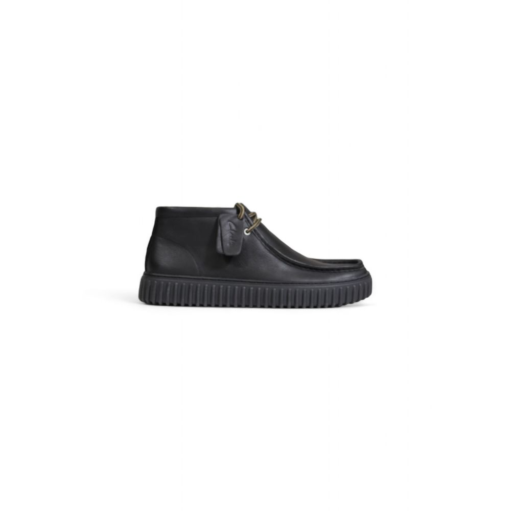 Clarks Schwarzes Leder Casual