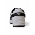 Load image into Gallery viewer, EA7 Emporio Armani Schwarzer und weißer Polyester-Sneaker
